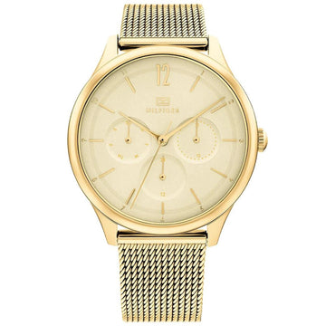 Γυναικείο ρολόι Tommy Hilfiger Layla 1782458 με χρυσό ατσάλινο μπρασελέ και χρυσό καντράν 38mm.